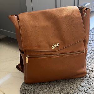 Freshly Picked Classic Diaper Bag Backpack - Cognac
